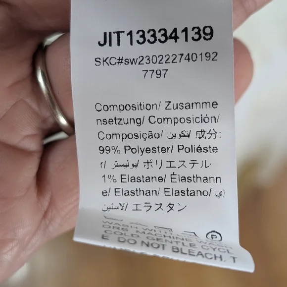 NWT Emery Rose Women's Size Medium Elegant Deep Teal Blue Ruffle Sleeve Top - Picture 8 of 10